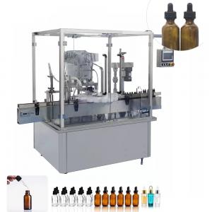 Garrafa de vidro Vial Filling Capping Machine do perfume da tintura 316SS