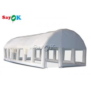 Large Inflatable Tent 0.55Mm Pvc Inflatable Air Tent Transparent Airtight Dome For Swimming Pool Cover