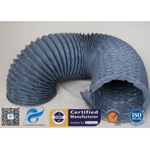 China Flexible PVC Coated Fiberglass Fabric Air Duct , PVC Fiber Glass Hose wholesale