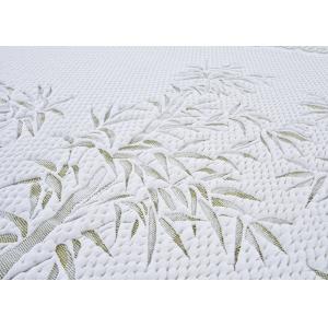 China Double Jacquard Bamboo Fiber Fabric Yarn Dyed Polyester Latex Pillow Mattress Fabric supplier