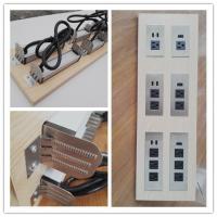 Multifunctional Furniture Power Outlet , Universal AC Desktop Electrical Outlet With USB Port