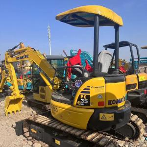 China Excavadora Komatsu PC35 de segunda mano de 3,5 toneladas de tipo pequeño Mini Excavadora Crawler supplier