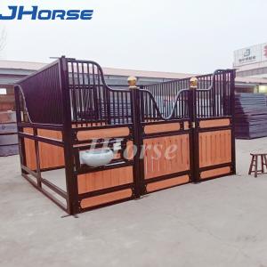 Indoor 50mm Square Frame Bamboo Horse Stable Partitions Anti Rust