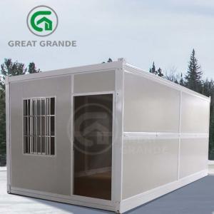 China Windproof Shockproof Grande Folding Container House Galvanized Steel Frame supplier