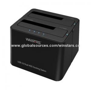 Super speed USB 3.0 HDD docking station, supports HDD transfer to USB 3.0 high speed data storage
