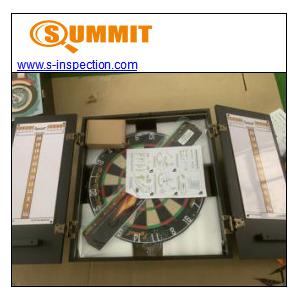 Dartboard Cabinet Final Product Inspection , 128-218USD Qc Inspection Services