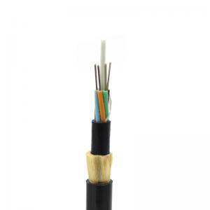 24 Cores Single Mode ADSS Fiber Optic Cable Double Jacket Telecommunication Use