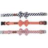 China Detachable Bowtie Soft Cotton Dog Collars Custom Fit With Quick Release Buckle wholesale