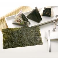 China Premium Roasted Onigiri Seaweed Wrapper 100 Sheets Vacuum Pack on sale