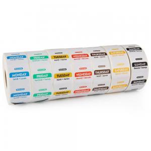 Thermal Printing Restaurant Label Stickers Waterproof Customized Size Eco - Friendly