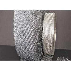 China Stainless Steel Knitted Wire Mesh Tape 0.20mm 95% Filter For Catalytic Converter Mesh supplier