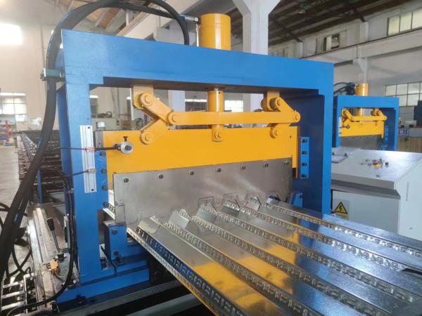 1.5 Inches Deck Floor Roll Forming Machine 0.8mm - 1.5mm With 15KW*2 Main Motor