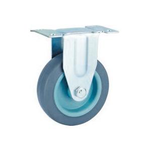 China Fixed Small  TPR caster for light duty shelf or machine, 2-5 TPR rigid  castor, thermoplastic rubber caster supplier