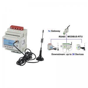 Acrel ADW300/NB energy meter consumption cost Lora three phase wireless energy meter tester