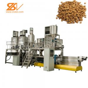 Twin Screw Extruder Pet Food Processing Equipment / Animal Food Making Machine