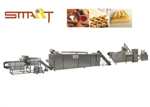 SS Material Snack Food Extruder Machine Auto Extrusion Snacks Food Machinery