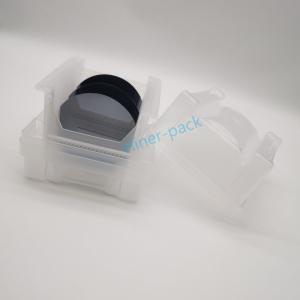 Clean PP Fluoroware Wafer Shipping Box Carrier With Cassette 4 Inch 100mm