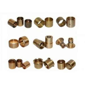 Cylindrical Bronze Bushings And Bearings , Lubricated Bronze Sleeve Bearings ISO9001