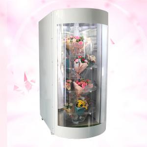 China Lcd 19 Inch Maternity Clinics Transparent Shelf Flower Vending Machine supplier