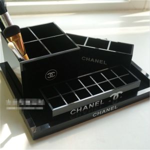 China Caixa de armazenamento do cubo do suporte de exposição do batom do acrílico do suporte do batom do plexiglás para cosméticos supplier