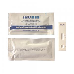 Medical IVD Hcg One Step Pregnancy Test Card