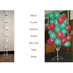 China Balloons Tree Metal Display Floor Stands with Wire Foldable Base / 8 PairsTubular Holder Balloon Metal Display Racks supplier