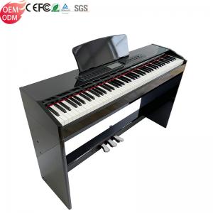 The hot sale digital piano china manufacturer black and white wooden shell 88 keys keyboard electronic piano