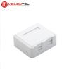 China 2 Port Rj45 Surface Mount Network Jack MT 5824 ABS Material Stable Performance wholesale