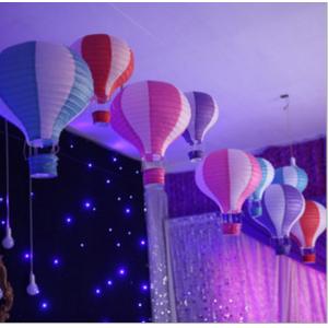 China Hot Air Balltoon Paper Lanterns, Shopping Arcade Celebrations, Birthday Parties, Kindergarten Hanging Ornaments supplier