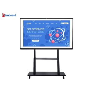 China Pizarra interactiva con pantalla táctil IR Qtenboard de 65, 75 y 86 pulgadas, pizarra digital inteligente para educación, aula y oficina supplier
