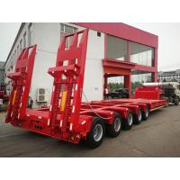 China Heavy-Duty Hauling Made Possible 150T Low Bed Semi Trailer Q345B With T700 Steel Main Beam on sale