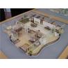Home layout interior scale 3d model of residential with furniture and lighting