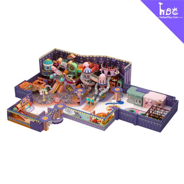 Commercial Indoor Playground Equipment for Malls with Slides and Ball Pits