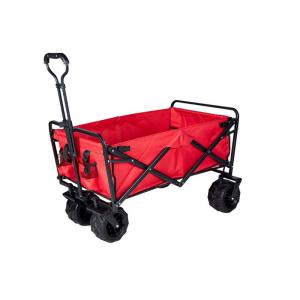 Convenient 200lb Load Bearing Collapsible Folding Wagon Cart for Outdoor Camping