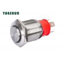China waterproof protection 24V Push Button light  Switch metal 19mm Panel Mount on sale