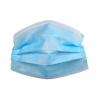 Washable PM2.5 Blue Disposable Non - Woven Mask / Elastic Wide Earloop Cotton