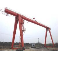 China Single Beam Motorized Gantry Crane Santo Crane 10t With Electric Hoist on sale