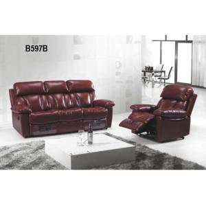 China fearured affordable home sofa sets Modern Living Room Furniture Genuine/PU Leather Sofa supplier