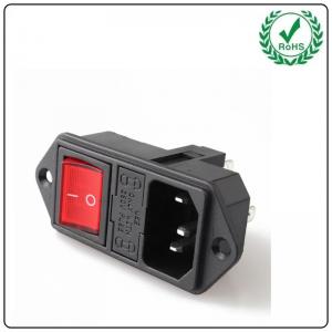 LZ-14-F14 C14  3 Pin AC Power Socket 10A 250V With Fuse Holder