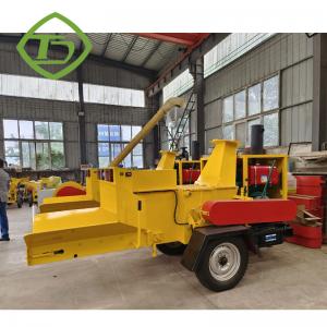 55KW Electric Diesel Engine Wood Grinder Large Capacity Tree Branch Crusher Machine