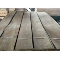 China 0.5mm Sliced Elm Crown Cut Wood Veneer Sheet For Door on sale
