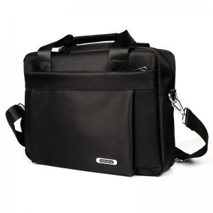 China Portable Leather Laptop Shoulder Bag Waterproof Travel Crossbody Bag Anti Theft supplier