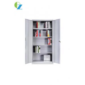 China 4 Layer Office Furniture Steel Office Cupboard KD Structure 2 Swing Door supplier