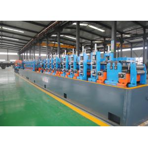 China High Performance Carbon Steel ERW Pipe Mill , Steel Pipe Manufacturing Machine supplier