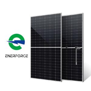 500W 550W Bifacial Photovoltaic Panels 48V Solar Bifacial PV Panels
