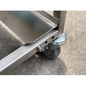 RK Bakeware China-Mackies Flatpack  Z Frame Nesting  Stainless Steel Trolley For Bakery Production