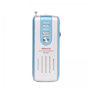 China Plastic Portable FM Radio With Speaker 22mm Antenna Outdoor Portable Radio supplier