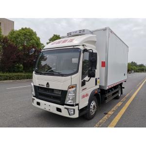 160hp Truck With Refrigeration Howo 18 Cubic Van Weichai Engine 4*2 Drive Mode