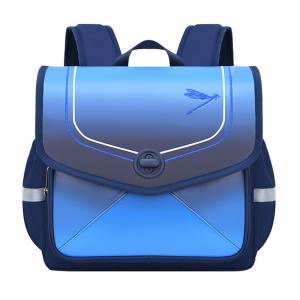 Blue Pink Leather School Backpacks Waterproof  School Bags For Toddlers