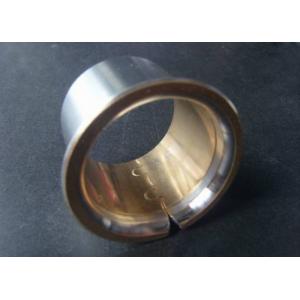 Main Shaft Bi Metal Bearings CuSn4Pb24 / Steel Flange Bearing
